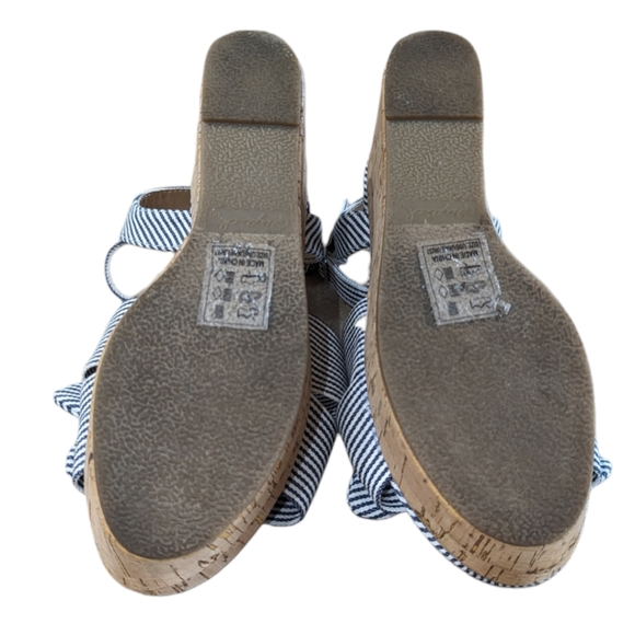 High Tides Espadrilles | Nautical High Heel Sandals | 3¼" Heels - Picture 5 of 5